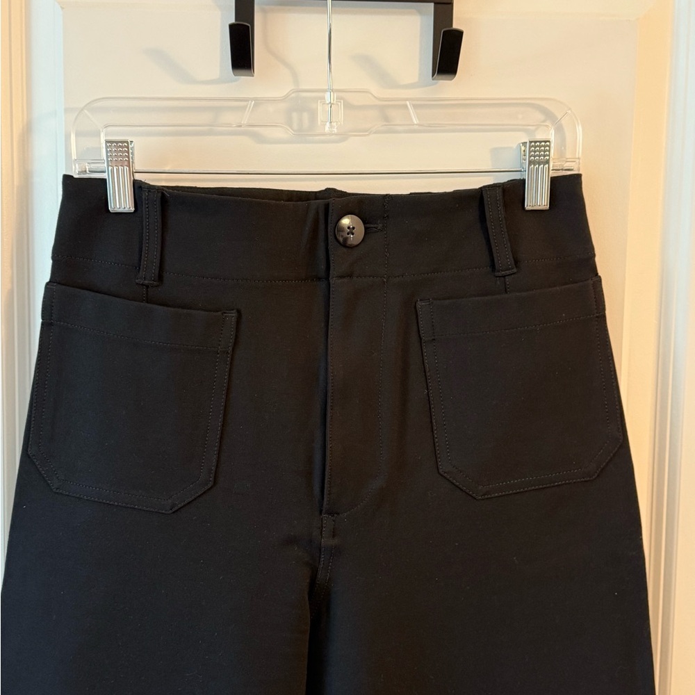 Maeve Anthropologie Black High-Waisted Pants